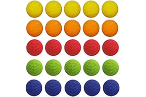 COSORO 60PCS Round Ammo - Bulk Foam Bullet Ball Replacement Refill Pack for Nerf Rival Zeus,Apollo, Khaos, Atlas, & Artemis Blasters
