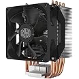 Cooler Master Hyper H412R Dissipatore CPU -Sistema a Basso Profilo, Tecnologia a Contatto Diretto, 4 Tubi Calore in Rame, Dis