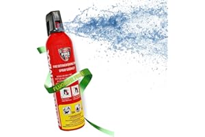 notlok Safety Work - 750g Mini Extincteur Maison sans Fluor | Mousse Extinguante Douce pour la Peau pour Feux de Classe A, F & E jusqu'à 1000V | Extincteur Voiture, Extincteur Bateau