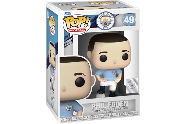 Funko Pop! Football: Manchester City - Phil Foden - Manchester City FC - Figurine en Vinyle à Collectionner - Idée de Cadeau - Produits Officiels - Jouets pour Les Enfants et Adultes - Sports Fans
