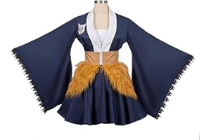 Satdflie Demon Slayer Cosplay Costume Kimono Outfits Uniform Set Women Christmas Anime Fans Gifts Trend Maid dress