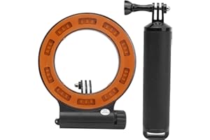 SXHLSELLER Lumière LED Protable 40 M étanche LED Plongée Remplissage Lumière Sous-Marine Universelle Pour Action Sports Caméra Sous-Marine Anneau Lumière