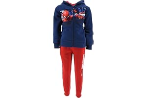 SUN-CITY Bambini Ragazzi Marvel Spider-Man Tuta da jogging