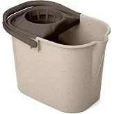 Tatay Mop Bucket BPA Free Rectangular Format Drip-Free Pouring | Mop Bucket | Capacity 16 L | Measures 37 x 26.5 x 29 cm | 10