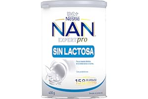 Nan Nestlé Sin Lactosa para Bebés, 6x400g