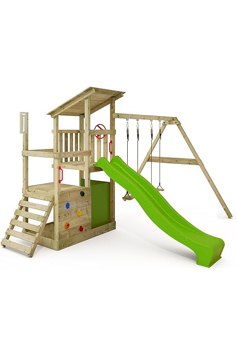 Parque Infantil Columpios Para NiÃ±os Amazon Amarillo Colores - Main Image