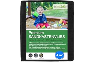 Sandpit Fleece 2 x 2 m Weed Control Fabric for Children Sandpit Underlay Water-Permeable Tear-Resistant Sandpit Film Environmentally Friendly