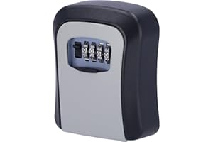 NIVIAN - Cassetta di sicurezza per chiavi, scatola di serratura, armadietti delle chiavi, parete. Alta resistenza, per case e affari (Cassetta)