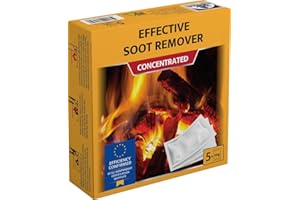 HANSA Concentrated Soot Creosote Remover - Efficient Flue and Chimney Cleaner Sweeper (5 Packs x 50 g)