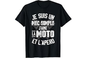CADEAUX MOTARD HOMMES & TEE SHIRT MOTORCYCLE MOTO T-shirt Motard Homme Moto Cadeau Motorcycle Motards T-Shirt