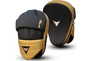 Mytra Fusion Patte d'ours Boxe incurvés Pattes d'ours de Boxe MMA, Muay Thai, Arts Martiaux, Coup de Poing, Entraînement de karaté Patte d'ours