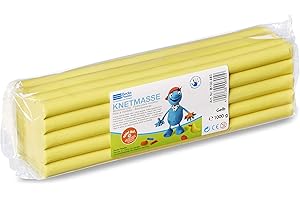 Becks Plastilin- plastilina, Color Amarillo, 1000 g (B100493)