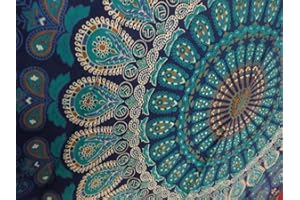 Craftozone Arazzo Regalo Arazzi Hippie Mandala Boho Psichedelico Intricato Indiano Appeso a Parete Copriletto