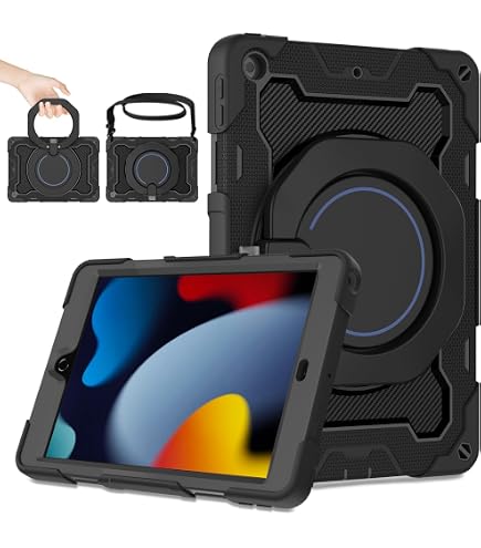 Custodia In Pelle Con Supporto Per IPad 5&deg;-11&deg; Gen - Smart Cover Con Portapenne