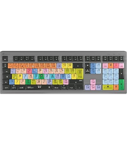 Logickeyboard Designed for Blender 3D - PC Astra 2 Keyboard - LKB