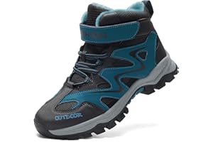 ASHION Winterschuhe Kinder Winterstiefel Jungen Mädchen Schneestiefel Wanderstiefel Warm Gefütterte Stiefel