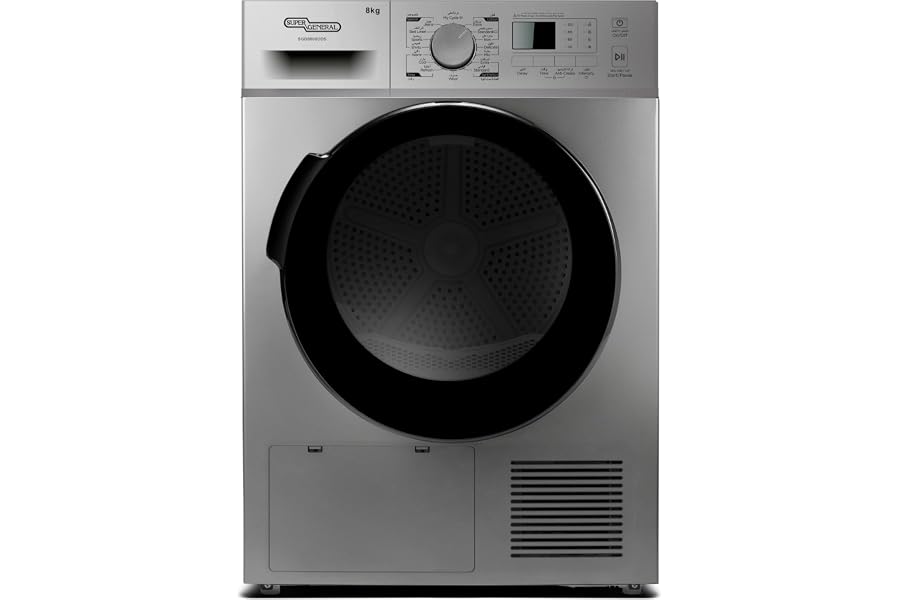 Super General 8 Kg 16 Programs Front Load Dryer