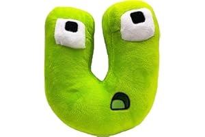 bdao gift Alphabet Lore Plush Toy,Alphabet Sweets,Soft Alphabet Lore Stuffed Dolls Educational Letter Toys,Stuffed Figure Doll for Kids and Adults,Toy for 1 2 3 year old Boys/Girls, (U)