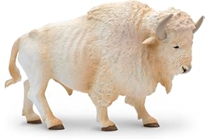Safari Ltd- Safari White Buffalo Animali, Colore Bianco, Small, 180929