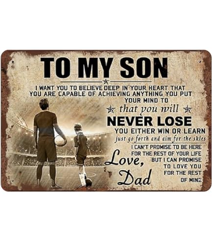 Never forget that I love you, I hope you believe in yourself Gift to Son Poster for Sale by joykart