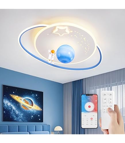 Football Glasses Soccer Ball LED Ceiling Light - Decorative Glass - View #4