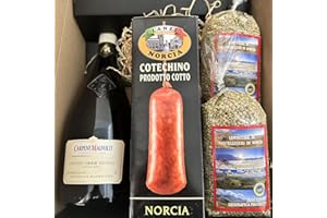 AZIENDA AGRICOLA BRANDIMARTE FABRIZIO Cesto Natalizio Gastronomico- Prodotti Tipici Dell'Umbria - Norcia - Medium
