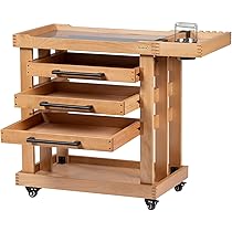 Kunst opbergrek met zwenkwielen, kunstdroogrek, houten opbergstandaard voor canvasopslag, tekentafel, opbergrek, drukwerk, papieren pad voor kunststudio, galerij, kunstwerken Kunst opbergrek met zwenkwielen, kunstdroogrek, houten opbergstandaard voor canvasopslag, tekentafel, opbergrek, drukwerk, papieren pad voor kunststudio, galerij, kunstwerken