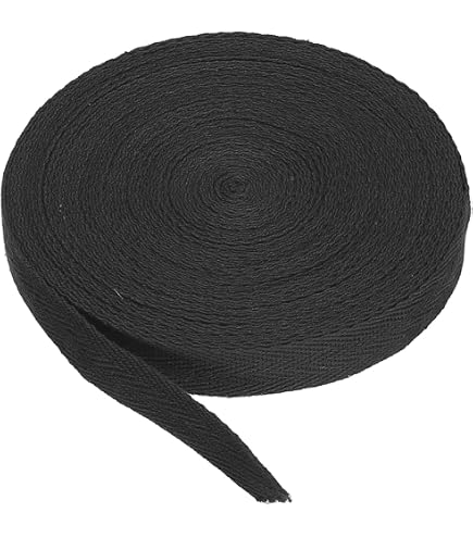 Nastro Sbieco Fusibile Rapido Clover 1/4 Pollice – 10,9 Metri – Nero, 100% Cotone Per Cucito E Patchwork - 3