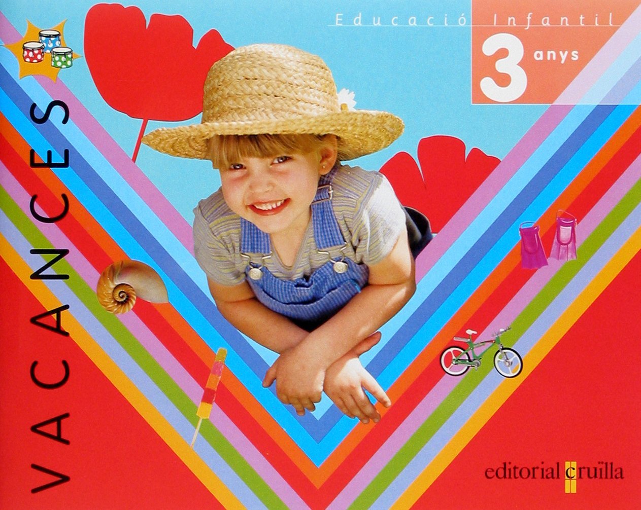 Tres tambors, educación infantil, 3 anys. quadern de vacances