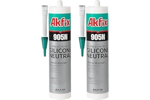 WLX Neutralny silikon, przezroczysty, odporny na promieniowanie UV, pleśń, wodoszczelny – uszczelniacz do łazienki, kuchni, okien i budownictwa – 310 ml (2)