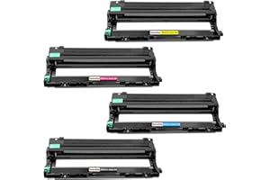 HenceBuy DR-241CL Unità Tamburo Compatibili con Brother DR241CL Tamburo per Brother HL-3140CW HL-3150CDW DCP 9020CDW MFC 9330CDW MFC 9340CDW MFC9140CDN Stampante Nero Magenta Giallo Ciano (4 Pacco)