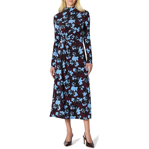 Joe Browns Autumn Boho Vintage Floral Maxi Dress Vestito Donna
