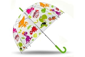 Kids Licensing SRV Hub - Paraguas transparente impreso personajes niños POE Brolly para niños a partir de 3 años