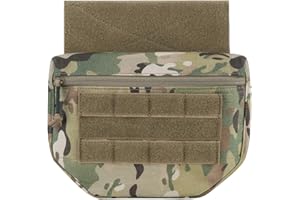 KRYDEX Taktische Dump Pouch mit Haken und Schlaufe für AVS JPC CPC Taktische Weste Utility Gebrauchstasche Dangler Tasche