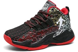 Kmrlofiy Calzado de Baloncesto para Niño Zapatillas de Baloncesto Moda Zapatillas Aire Libre Deportivas Calzado Deportivo para Correr Ligeras Zapatos de Running