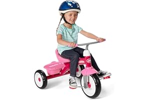 Radio Flyer Pink Rider Tricycle, Tricycle d'extérieur, de 2 Ans et Demi à 5 Ans (exclusivité Amazon)