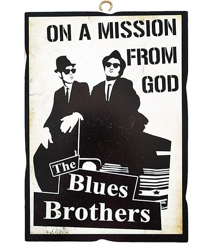 The Blues Brothers Sign Metal Tin Aluminum 8"x12 - Foto 4