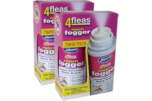 JOHNSON'S FLEA FOGGER 2 X Johnson's Veterinary Flea Killer Bomb Room Fogger Multi pack
