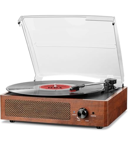 Platenspeler, rood Soundmaster PL580RO - Koffermodel