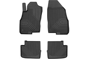 ‎MOTOS MOTOS Gumowe dywaniki samochodowe pasują do Fiat Punto EVO 2009-2012 Popraw swój komfort podróży z dywanikiami antypoślizgowymi No.77- Dywaniki samochodowe na każdą pogodę, ochrona przed zabrudzeniami