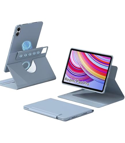 Hülle Für Redmi Pad Pro 12.1 Zoll (2024) – Folio Flip PU Leder Mit Stifthalter, Standfunktion, Rose
