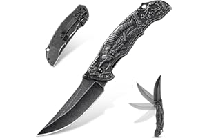 Golden Bird Coltello pieghevole Coltello tascabile Coltello affilato Coltello di salvataggio all'aperto per il campeggio Coltello da trekking Coltello pieghevole Regali di Natale compleanno