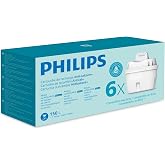 Philips Water Antical+ Replacement Water Filter Cartridges, Pack of 6 Filters, UP TO 50% HIGHER CALM REDUCTION, PACKAGING MAY