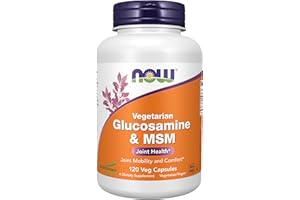NOW Foods Glucosamine & MSM Vegetarian - 120 vcaps