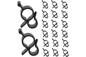 JKDHJK 20 StückMarkisen Clips, Camping Haken Aufhänger, Aufhänger für Kederleisten, Kederleisten Haken für Die Kederleiste für Wohnwagen Wohnmobil Camping, Innen- Und Außendekoration