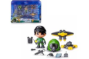 Pinypon Action- Jet Pack Scene avec Figurine et Accessoires, FAMOSA