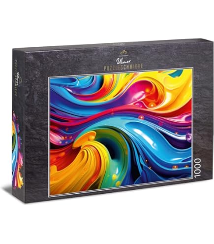 Ulmer Puzzleschmiede 1000 Teile Kompass Puzzle - Made In Germany Premium Qualität