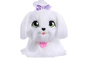 Just Play Perrito de Peluche andarín Interactivo GoGo Walkin’ Pup de furReal, de 20 cm, con Sonidos, Juguetes para niños a Partir de 4 años