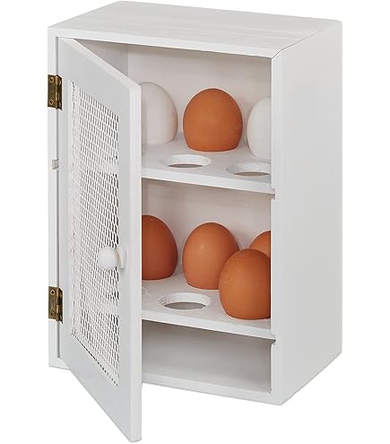 Portauovo In Legno Stile Country - Casa Per Uova Con Scritta 'Welcome To Our Kitchen' - Foto 7