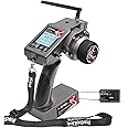 Radiolink RC6GS V2 6 Channels RC Transmitter and Gyro Receiver R7FG, Voltage Telemetry & Long Range Control, 2.4Ghz Surface Radio Controller for RC Crawler, Drifting, Buggy Cars and Boats